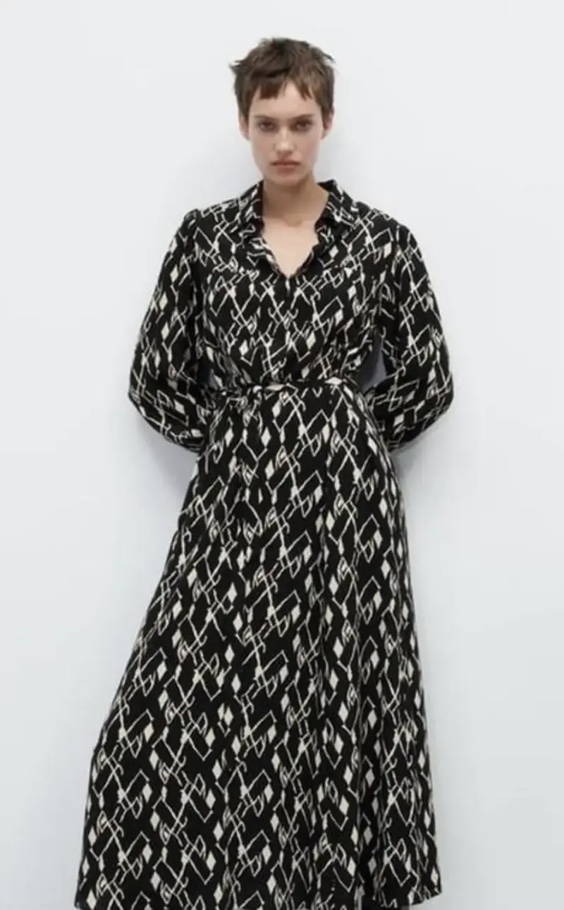 Vestido Camisero Zara - 2