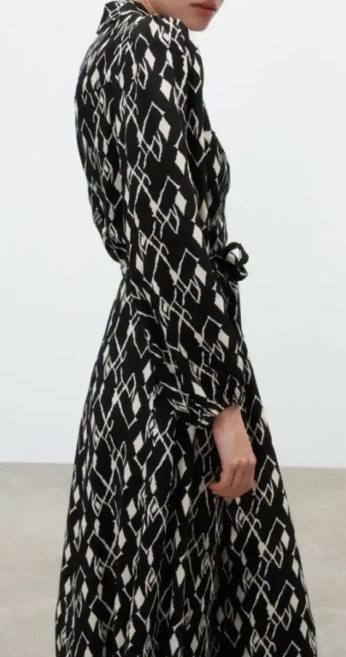 Vestido Camisero Zara - 3