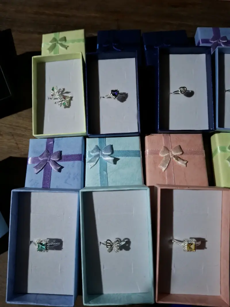 Set de joyas azul en caja - 2
