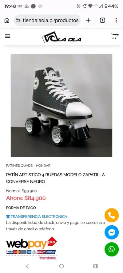 Patines de cuatro ruedas negros - miniatura 4