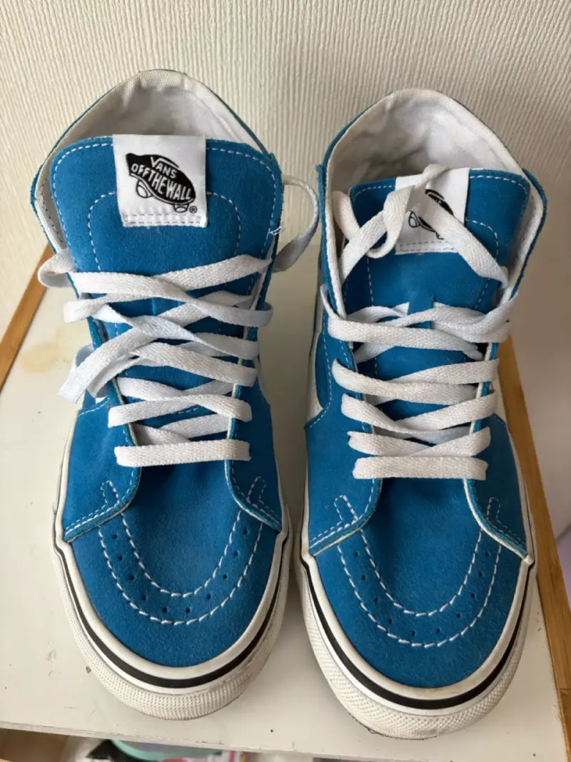 Zapatillas vans azules altas - 2