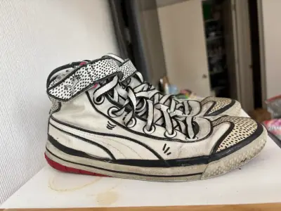 Zapatillas puma de colección blanco y negro - miniatura 3