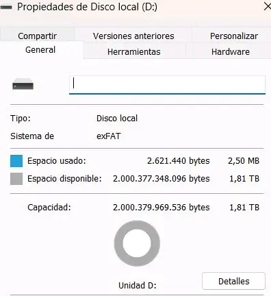 Disco duro 2 TB - 3