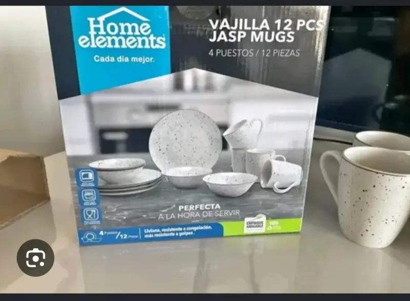 Vajilla Home Elements 12 piezas