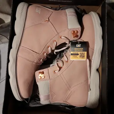 Botas rosadas CAT - miniatura 1