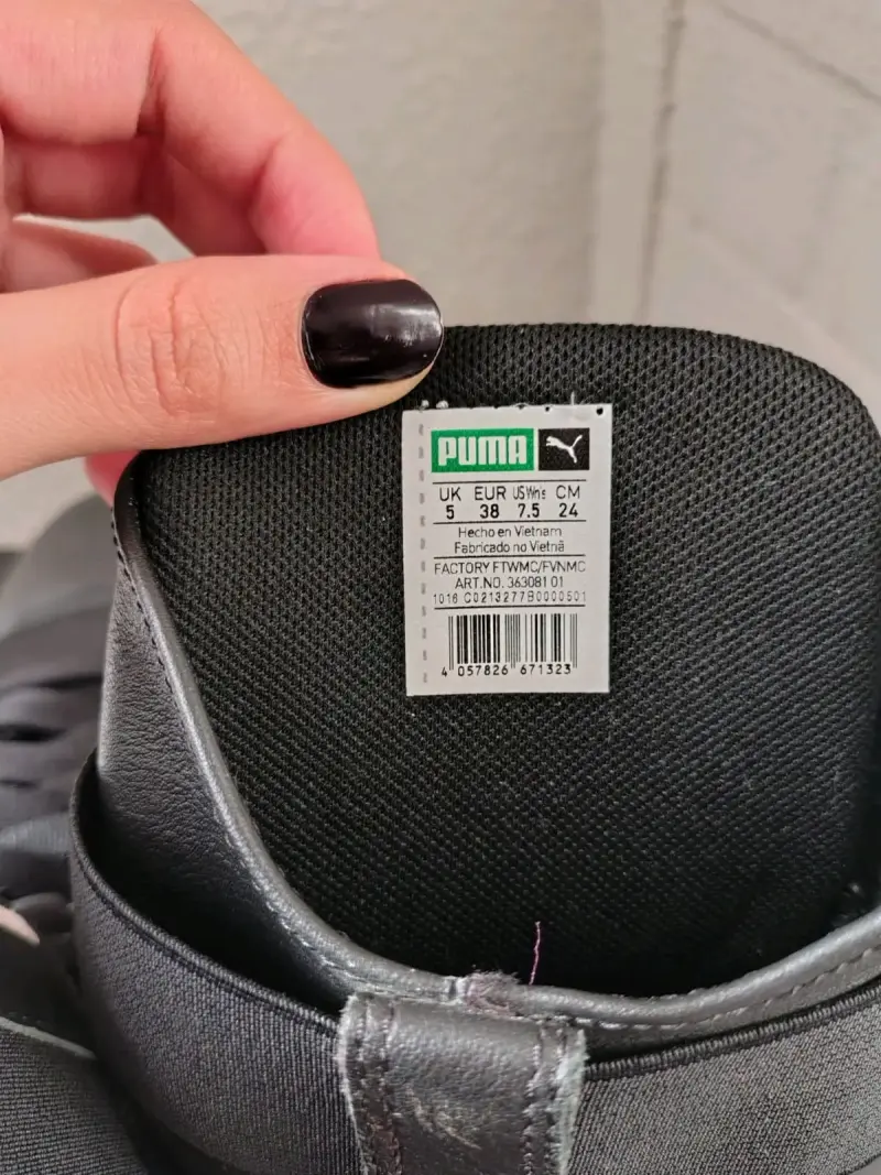 Zapatillas boxeo Puma negras - 5