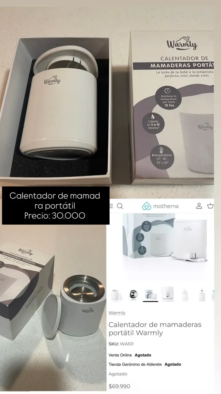Calentador de mamaderas portátil Warmly - 4