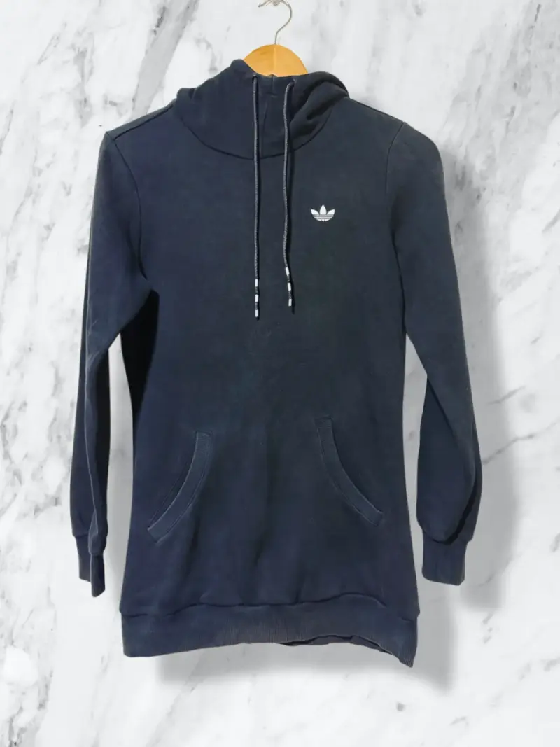 Polerón negro con capucha Adidas originals