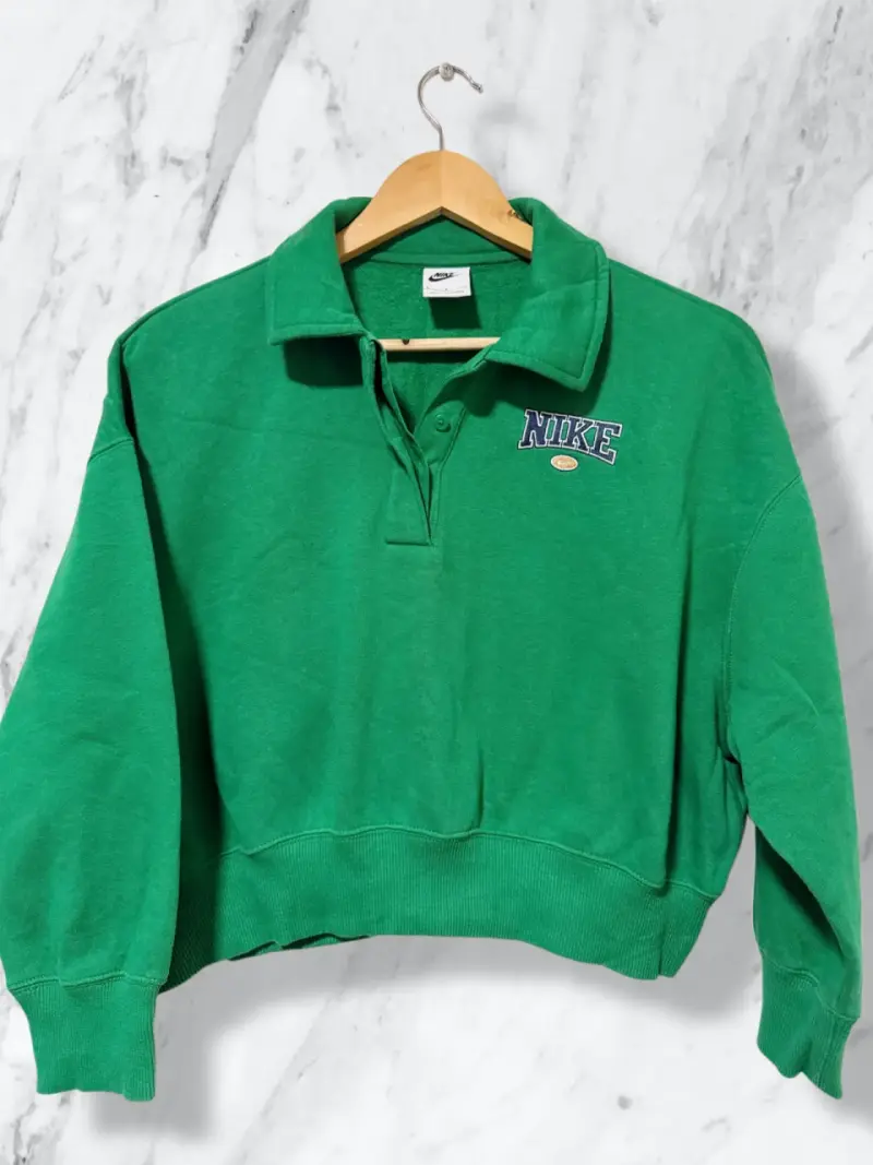 Polerón verde Nike vintage