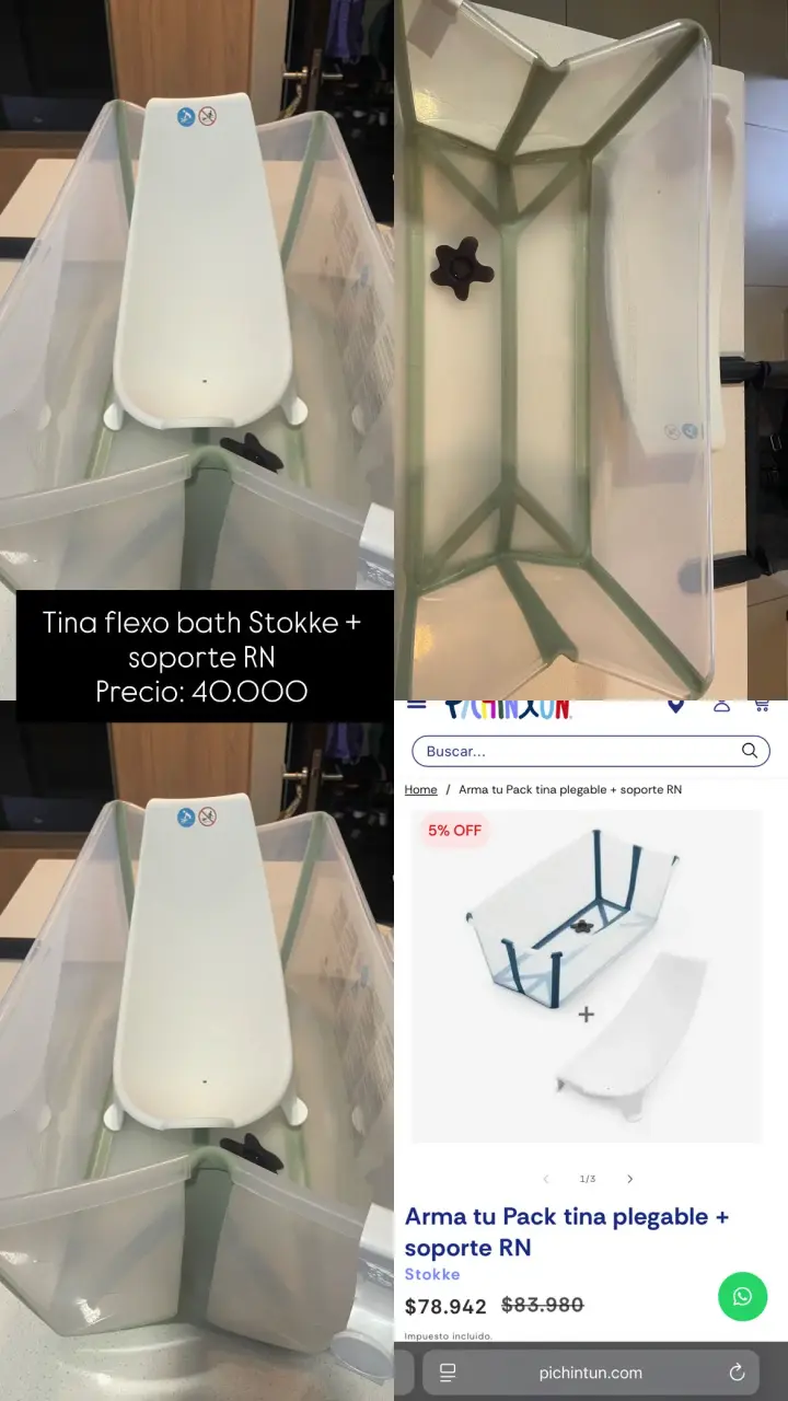 Tina flexi bath Stoke + soporte RN - 5