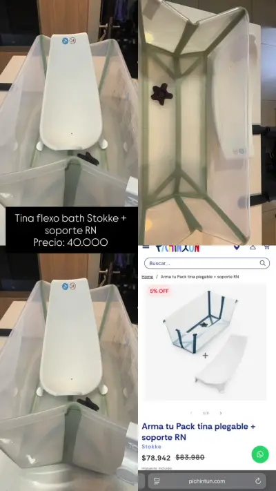 Tina flexi bath Stoke + soporte RN - miniatura 5