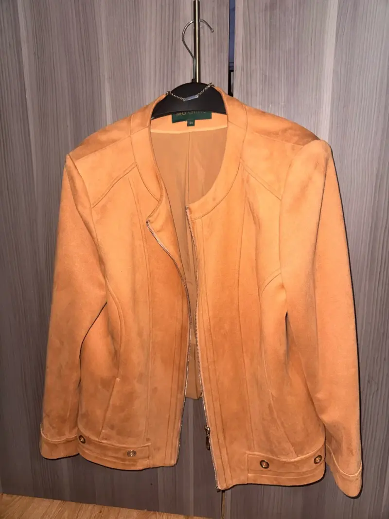 Chaqueta camel mujer - 1
