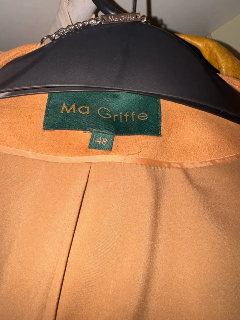 Chaqueta camel mujer - 3
