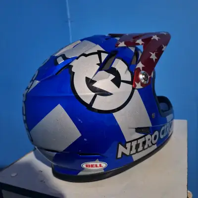 Casco Nitro Circus azul - miniatura 2