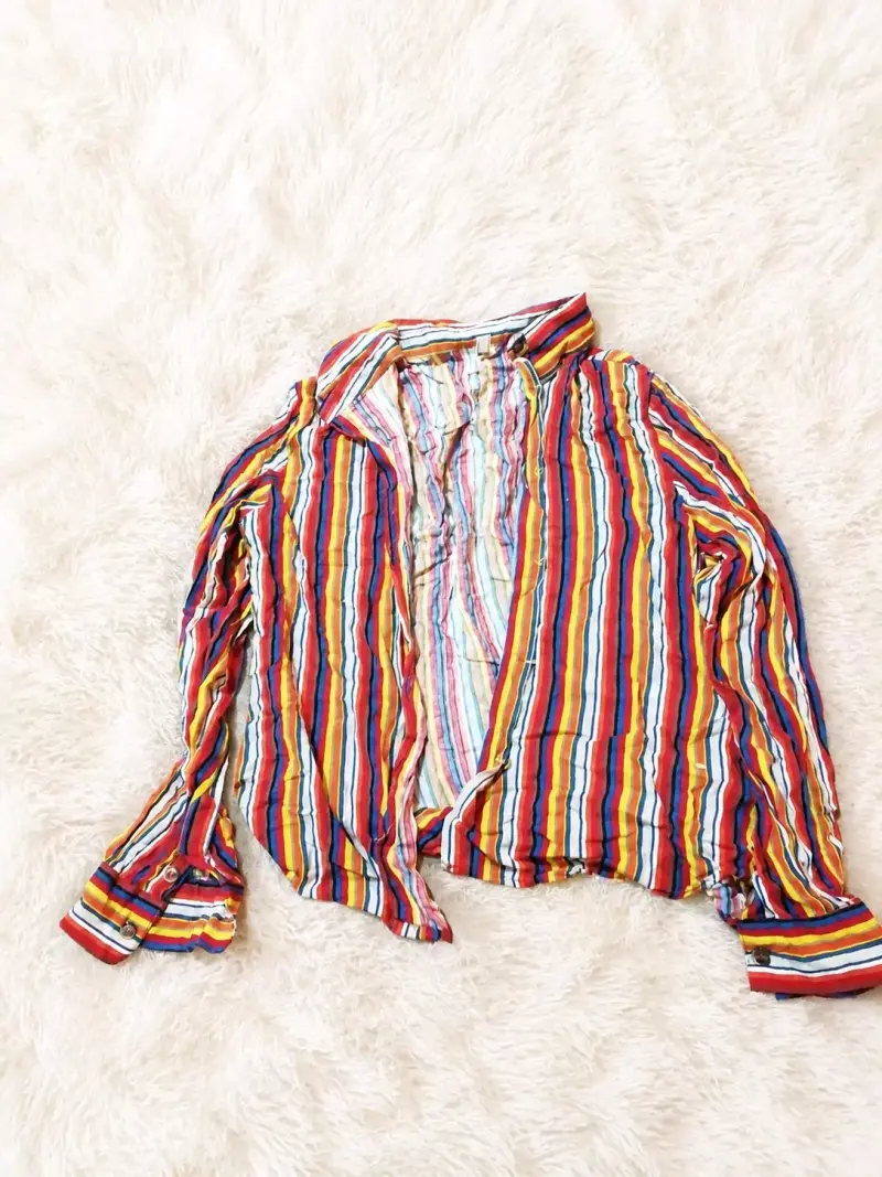 Camisa de rayas multicolor (Mujer)
