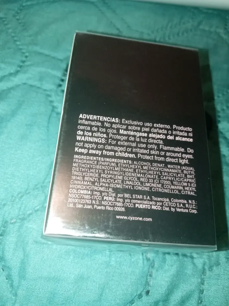 Perfume Sweet Black Cyzone - 2