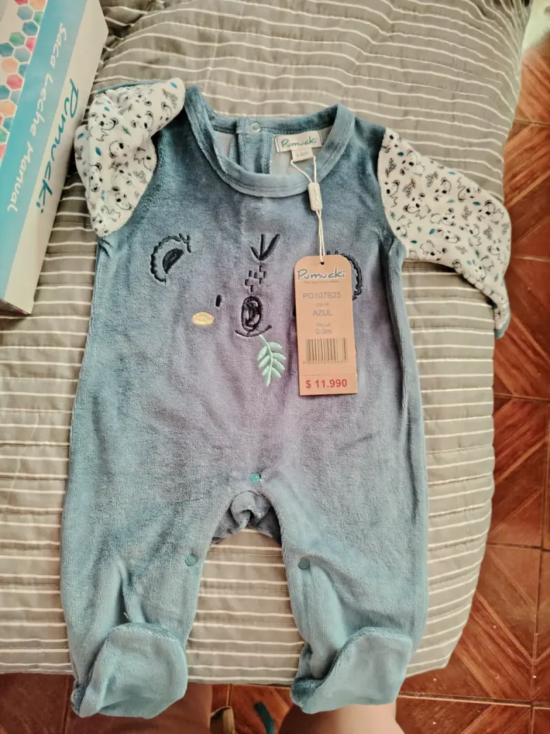 Enterito azul de bebé 0-3m