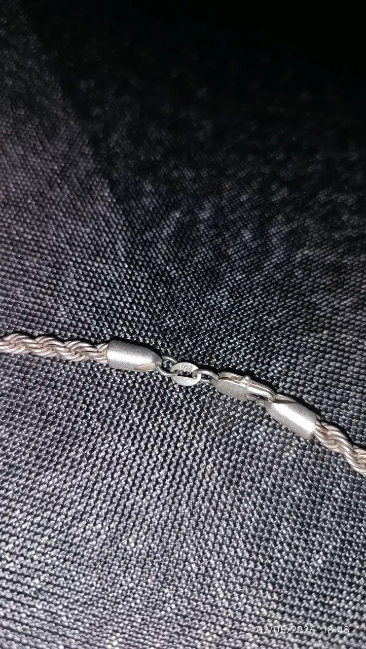 cadena turbillon plata 925 iltaly - 2