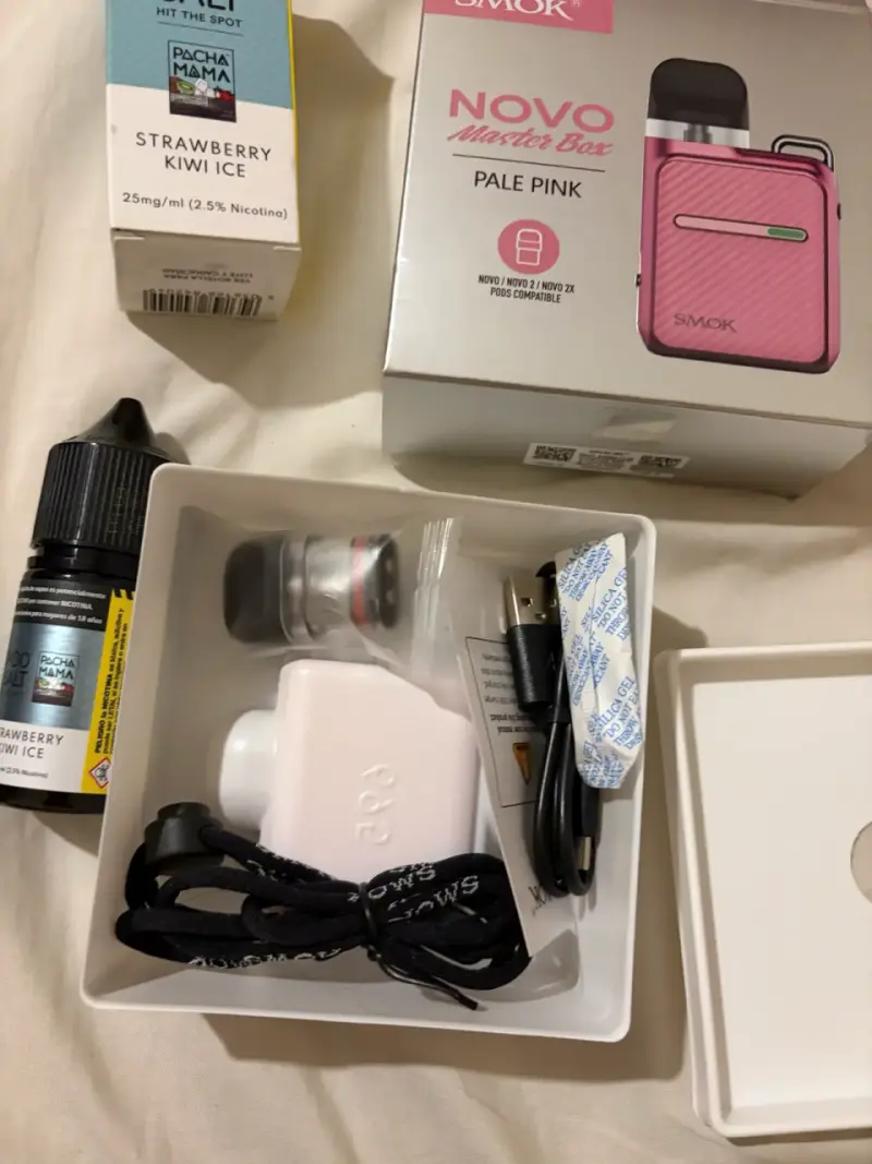 Kit vapeador SMOK Novo rosa - 3