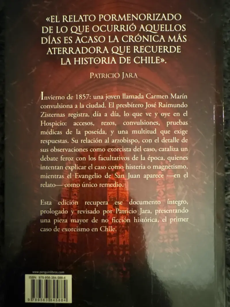 Libro 'La Endemoniada de Santiago' - 2