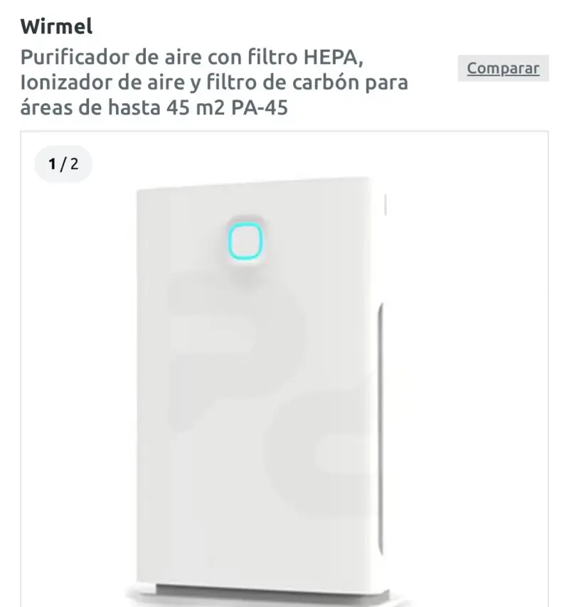 Purificador de aire HEPA Wirmel - 1