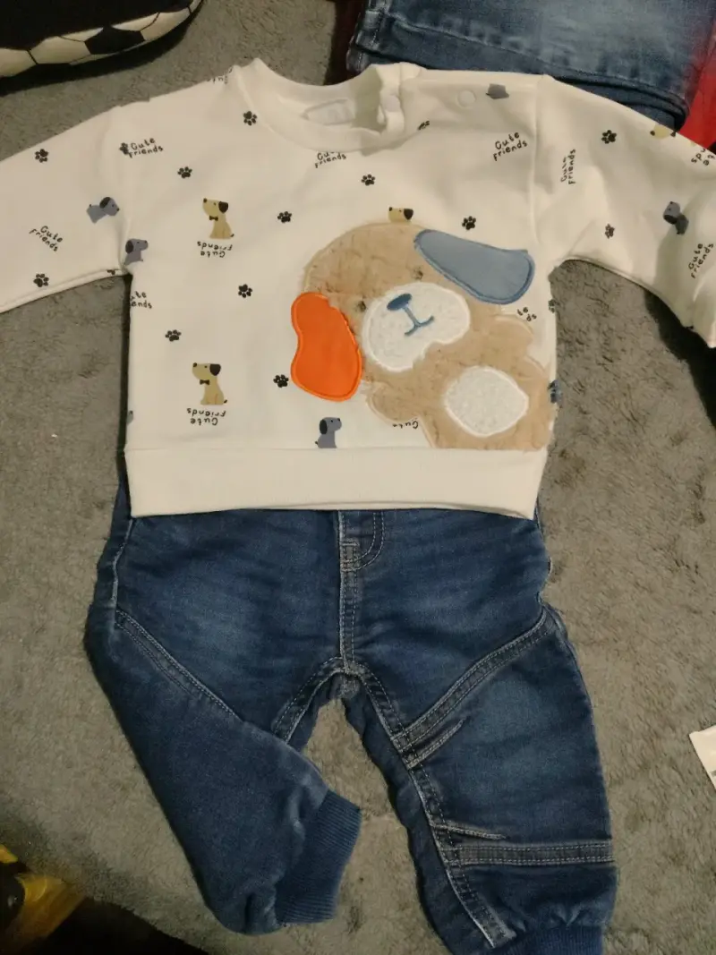 Conjunto infantil perrito 6meses