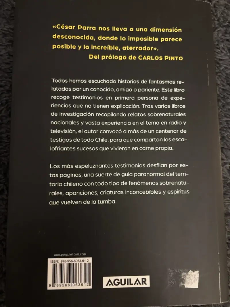 Libro Historias Chilenas de Fantasmas - 2