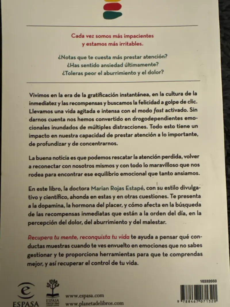 Libro 'Recupera tu mente, reconquista tu vida' - 2