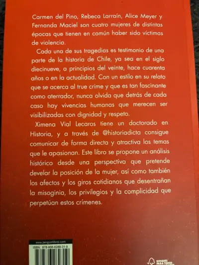 Libro 'Cuatro crímenes en Chile' - miniatura 2