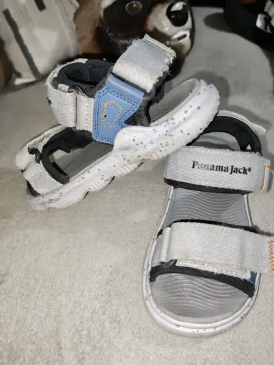 Sandalias infantiles grises - miniatura 1