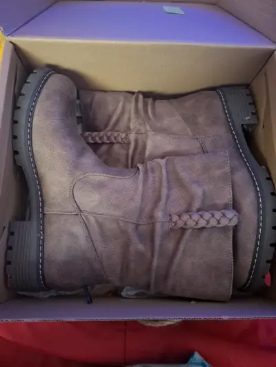 Botas de gamuza marrón - miniatura 3
