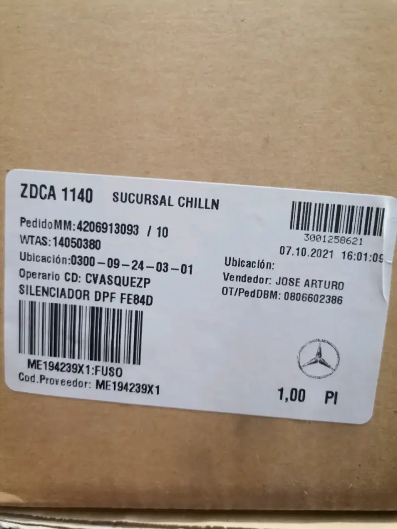 Silenciador DPF Mitsubishi Fuso Canter - 4
