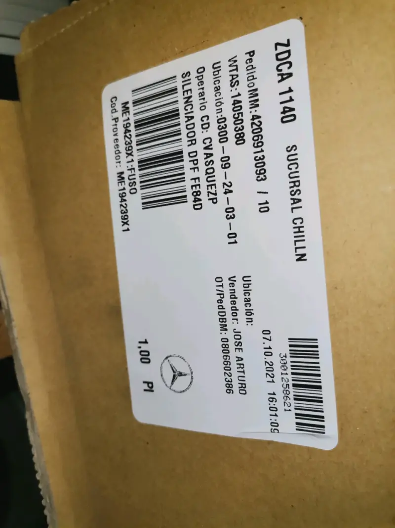 Silenciador DPF Mitsubishi Fuso Canter - 5