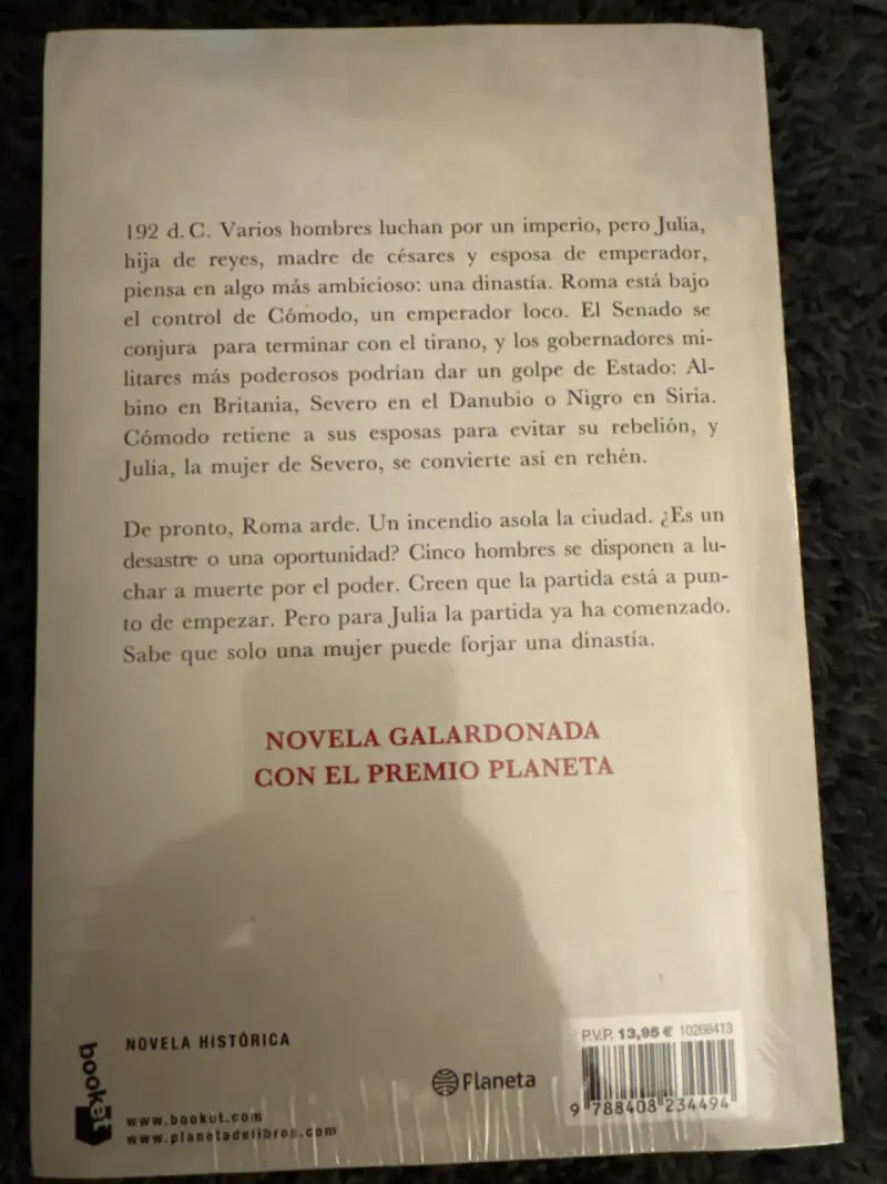 Libro Yo, Julia de Santiago Posteguillo - 2