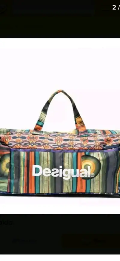 Bolso con ruedas Desigual multicolor grande - miniatura 1