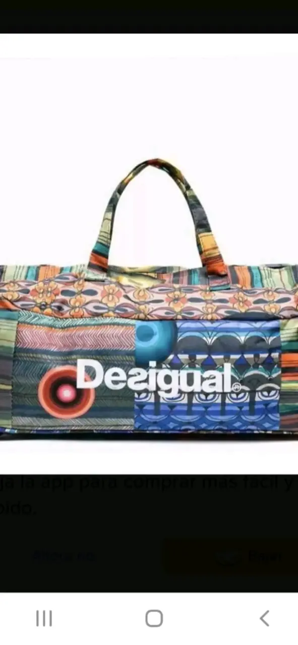 Bolso con ruedas Desigual multicolor grande - 3
