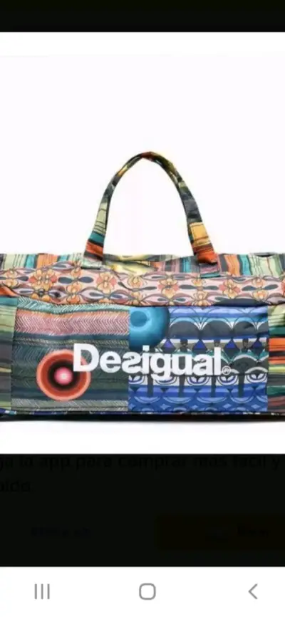 Bolso con ruedas Desigual multicolor grande - miniatura 3
