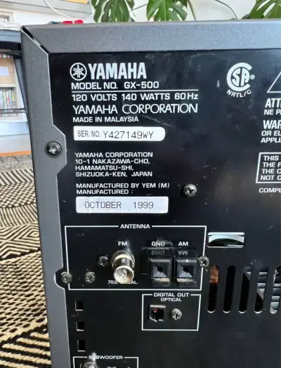 Equipo de sonido Yamaha GX-500 - miniatura 6