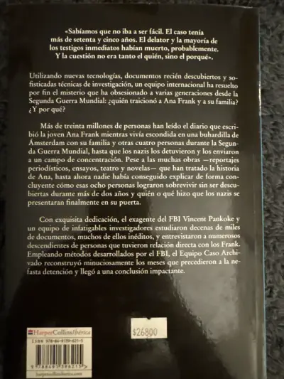 Libro '¿Quién Traicionó a Ana Frank?' - miniatura 2