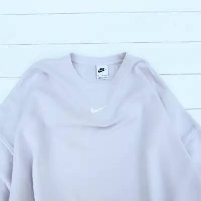 Polerón Nike beige mujer - miniatura 3