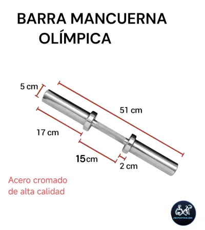 BARRA MANCUERNA OLÍMPICA - miniatura 2
