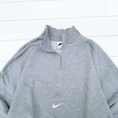 Polerón gris Nike crop - miniatura 3