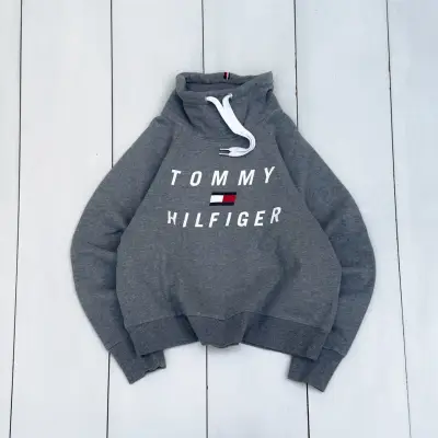 Polerón Tommy Hilfiger gris - miniatura 1