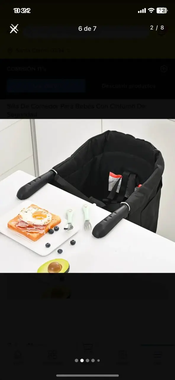 Asiento para comer de bebe - 6
