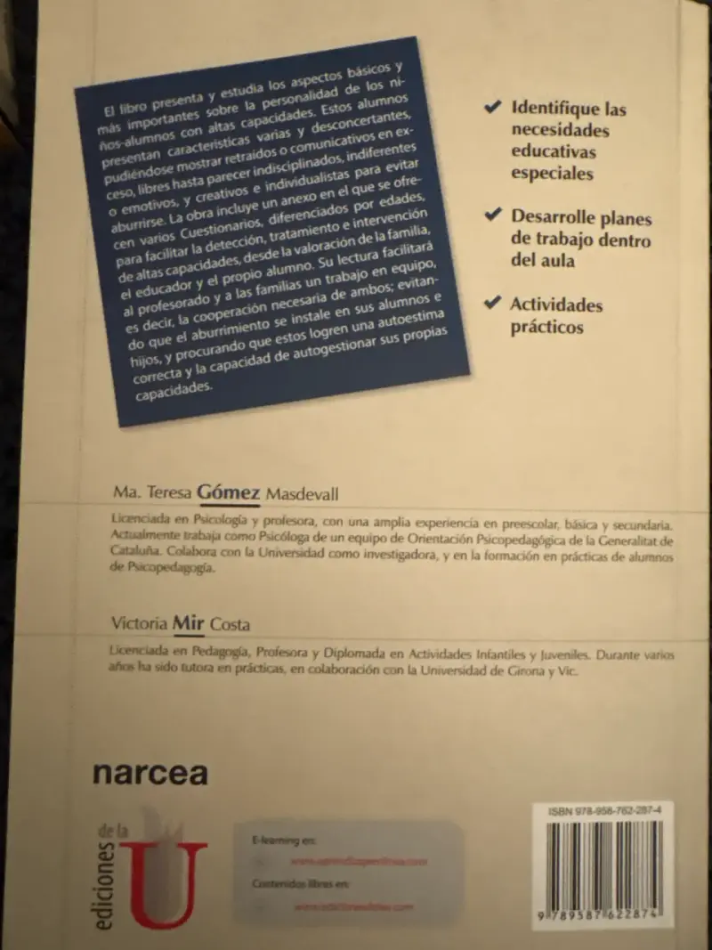 Libro Altas capacidades en niños - 2