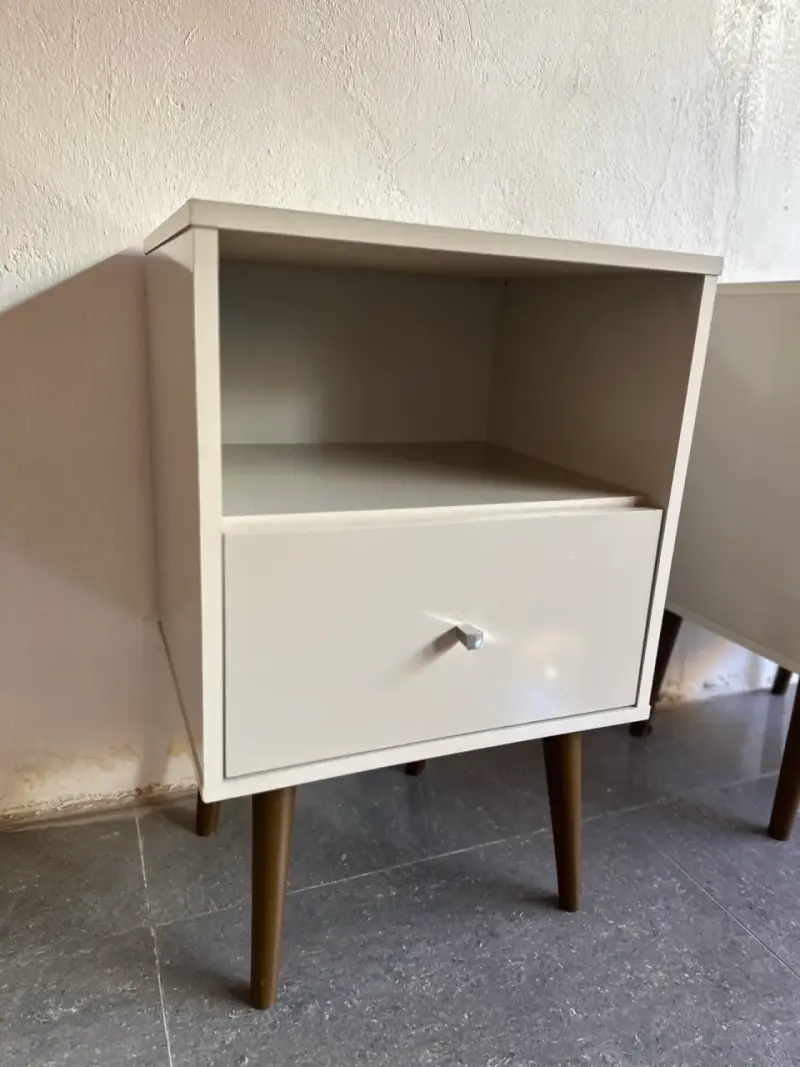 Velador blanco elegante minimalista - 2