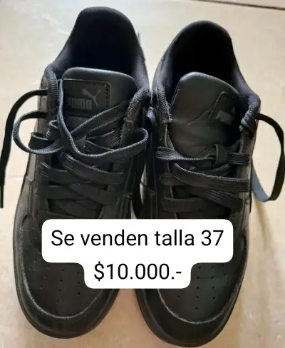 Zapatillas negras talla 37 - miniatura 1
