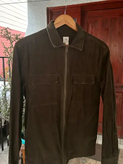 Chaqueta de pana marrón - miniatura 1