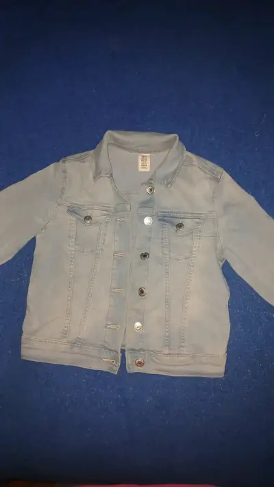 Chaqueta de lana rosada a cuadros - miniatura 5