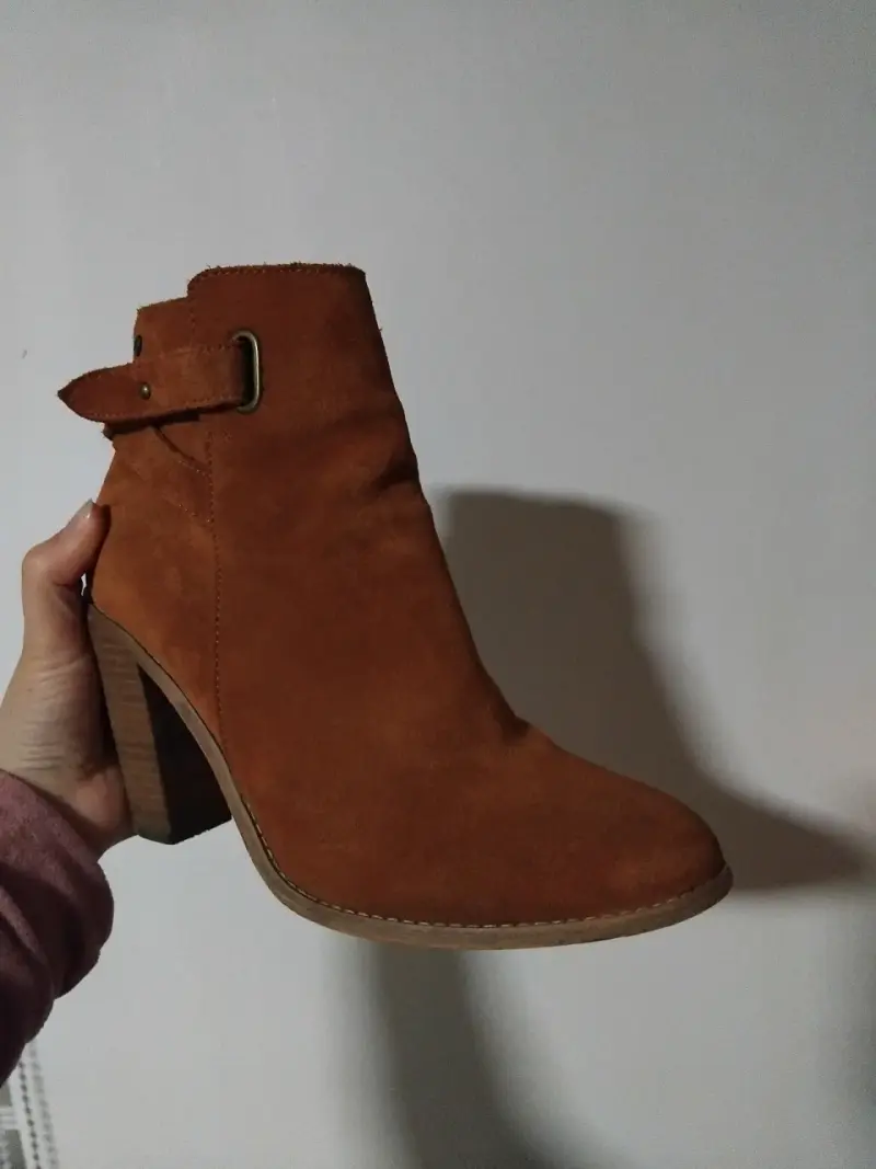 Botines marrones de gamuza - 2